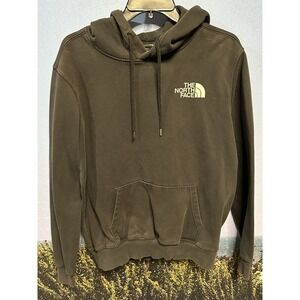 The North Face Pullover Hoodie Outdoor Olive Green Sweatshirt Jacket Men Size Xl